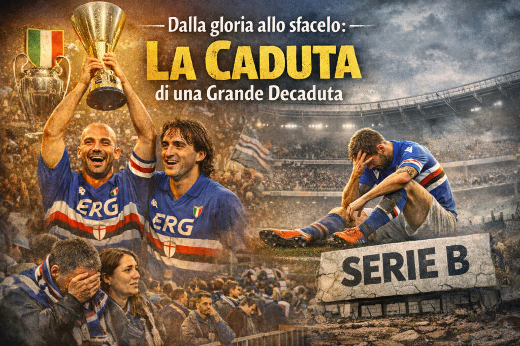 Sampdoria, una "grande" decaduta: dallo scudetto all'oblio