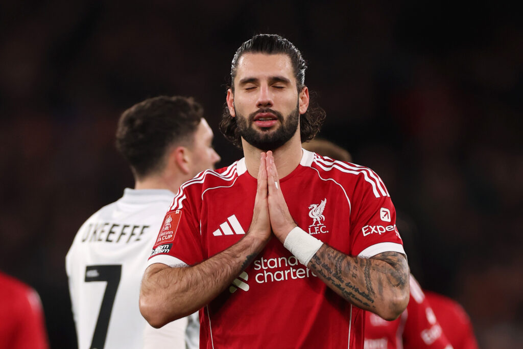 Szoboszlai con la maglia del Liverpool