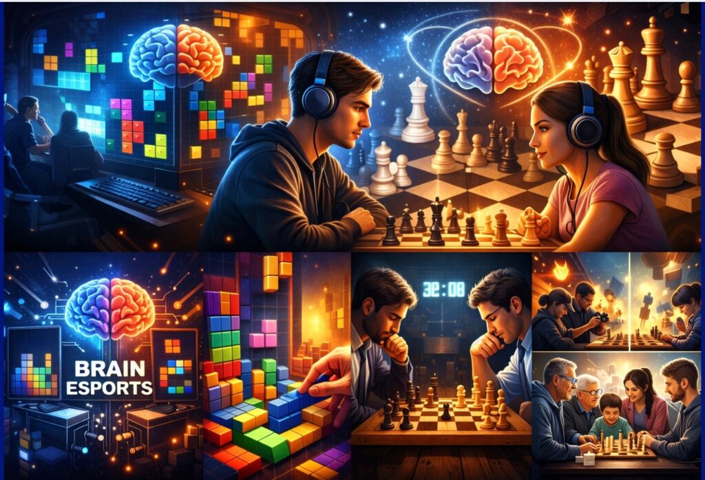 Brain Esports: perché Tetris e Scacchi battono i giochi d’azione?