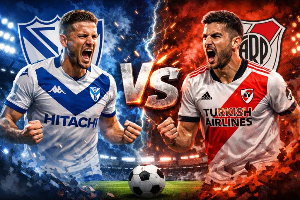 Vélez contro River Plate in arrivo