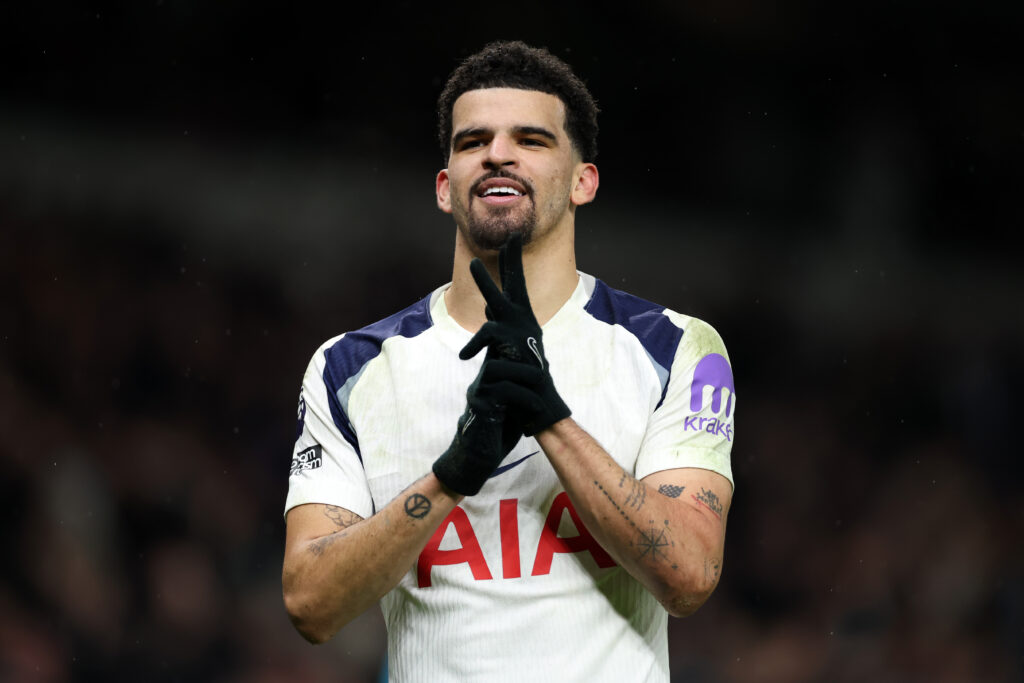 Dominic Solanke, attaccante del Tottenham - Ph Getty Images