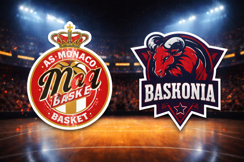 Loghi di AS Monaco e Baskonia