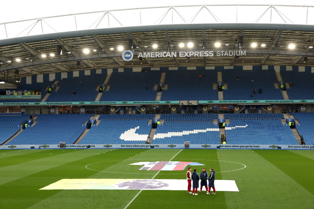 Brighton Arsenal dove vedere