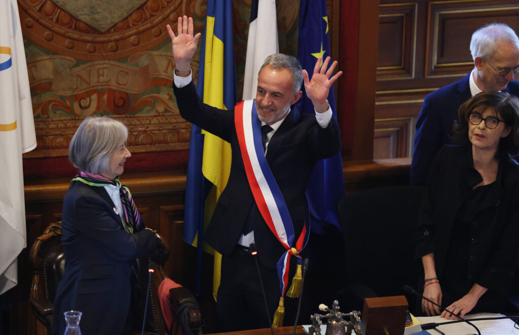 Emmanuel Gregoire Sworn In As Mayor Of Paris