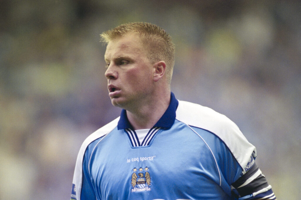 Manchester City player Andy Morrison 1999