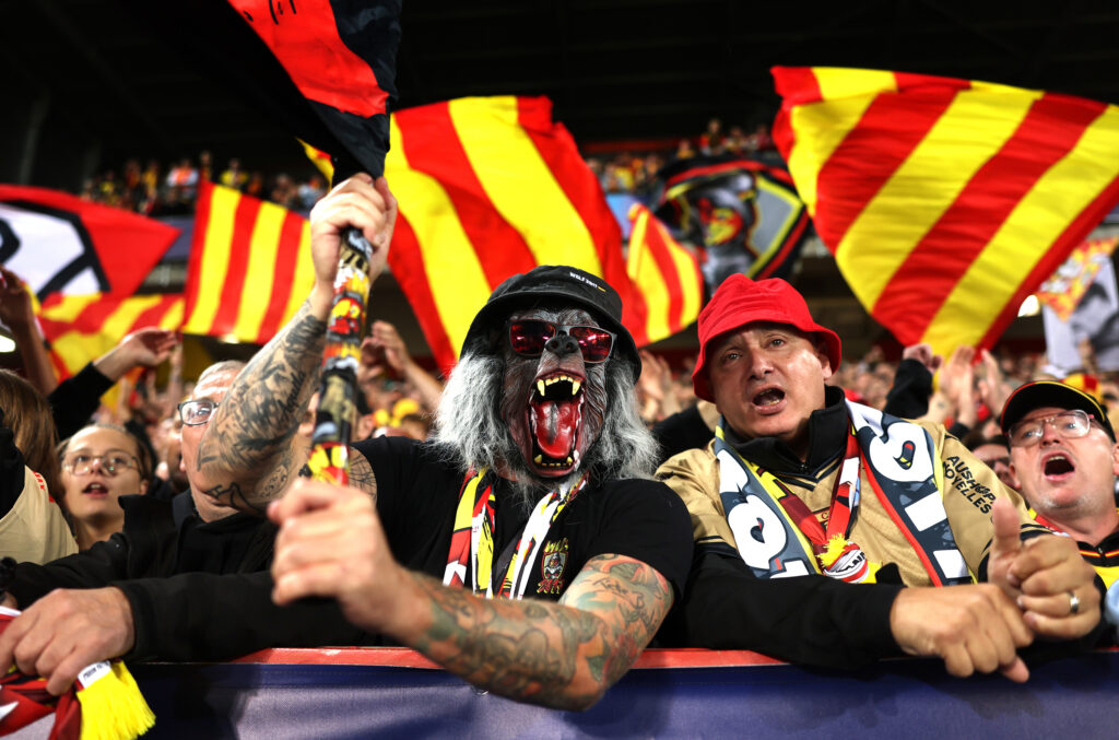 Tifosi Lens in festa