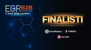 Hub Affiliations protagonista agli EGR B2B Awards 2026: 8 nominations nel cuore dell’iGaming internazionale