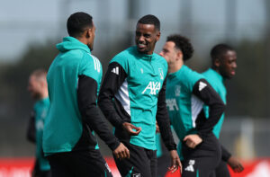 Liverpool FC Training Session And Press Conference - UEFA Champions League 2025/26 Quarter-Final First Leg