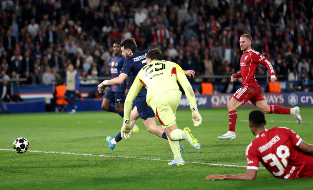 Paris Saint-Germain FC v Liverpool FC - UEFA Champions League 2025/26 Quarter-Final First Leg